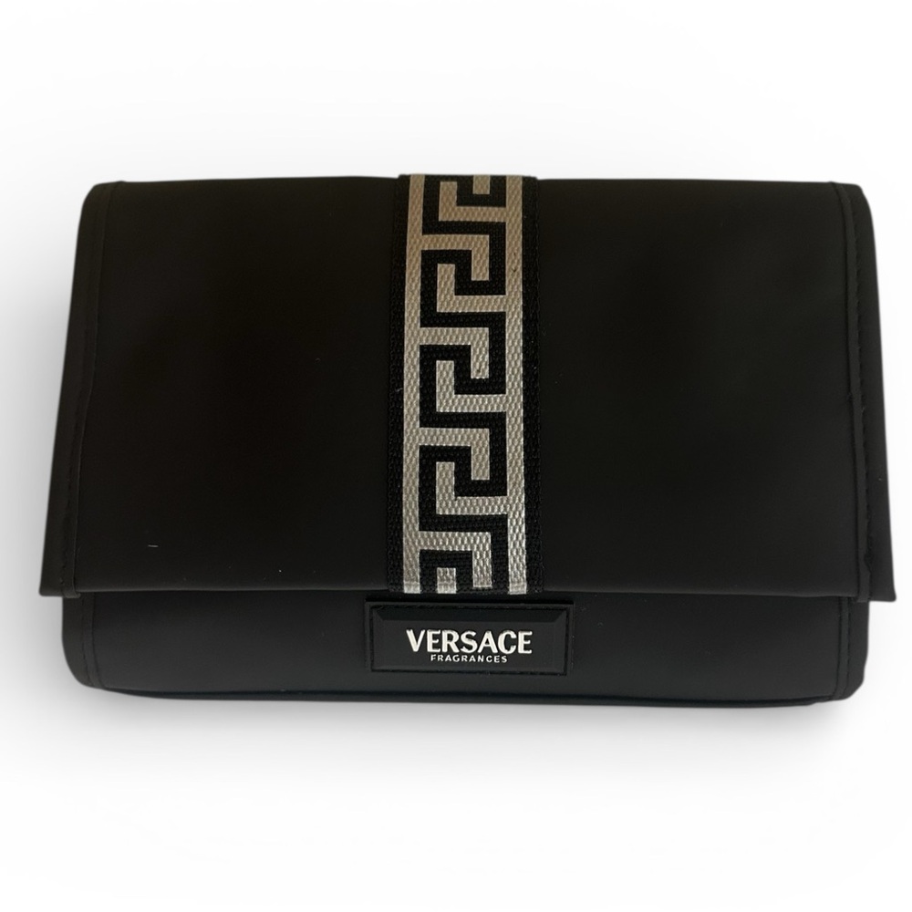 Versace Fragrances Black Cosmetic Bag